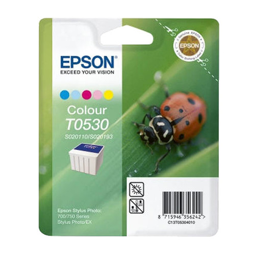 Tintenpatrone T0530 für Epson Stylus Photo 700/750/EX 5-farbig Epson T053040 Produktbild Front View L