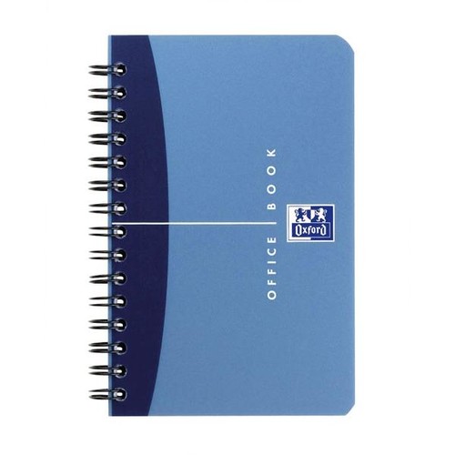 Collegeblock Oxford Office A6 kariert Doppelspirale 90Blatt 90g Optik Paper weiß PP 100100899 Produktbild Additional View 3 L