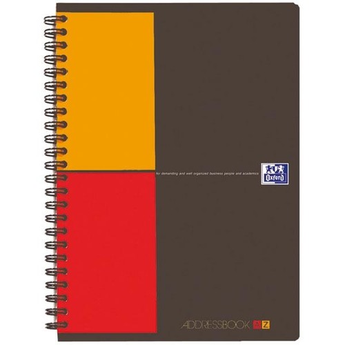 Adressbuch Oxford International A5 Sonderlineatur 72Blatt 80g Optik Paper weiß 100103165 Produktbild Additional View 1 L