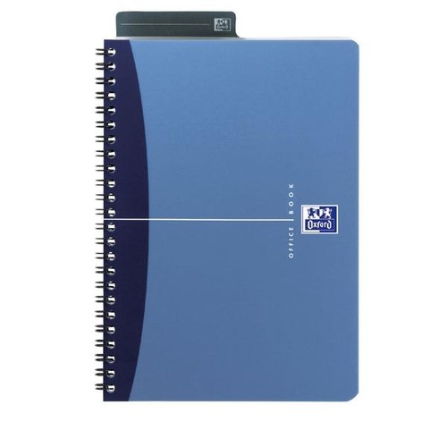 Collegeblock Oxford Office A5 kariert Doppelspirale 90Blatt 90g Optik Paper weiß PP 100104341 Produktbild Additional View 1 L