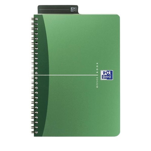 Collegeblock Oxford Office A5 kariert Doppelspirale 90Blatt 90g Optik Paper weiß PP 100104341 Produktbild Additional View 3 L