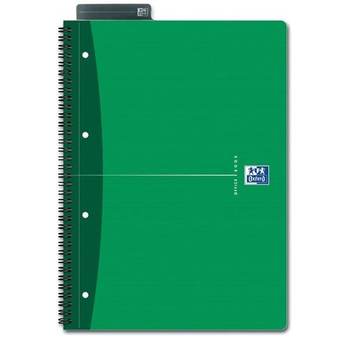 Collegeblock Oxford Office A4+ liniert 4-fach Lochung 90Blatt 90g Optik Paper weiß 100103461 Produktbild Additional View 2 L