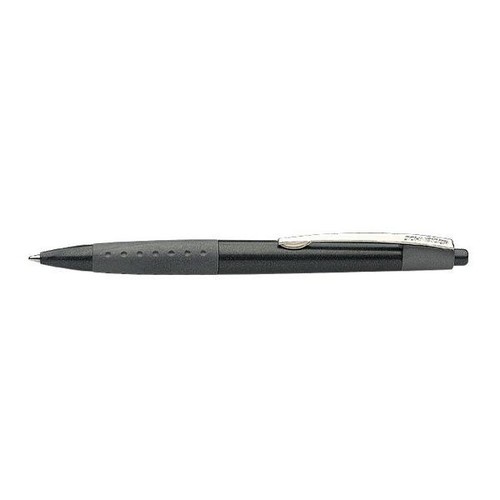 Kugelschreiber Loox M 1,0mm mittel schwarz/schwarz Schneider 135501 Produktbild Front View L