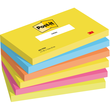 Haftnotizen Post-it Energetic 127x76mm Rainbow Papier 3M 655-TFEN (PACK= 6 x 100 BLATT) Produktbild