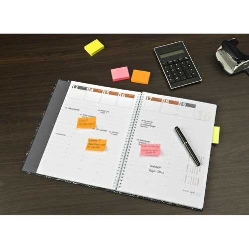 Haftnotizen Post-it Neon Rainbow 127x76mm tutti frutti Papier 3M 655TFEN (PACK= 6 x 100 BLATT) Produktbild Additional View 1 L