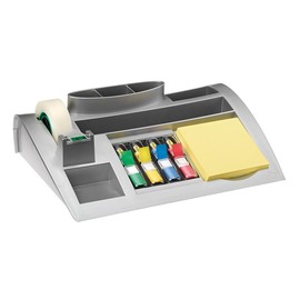 Tisch-Organizer Post-it + 5 Haftstreifen und Magicfilm silber 3M C50 Produktbild