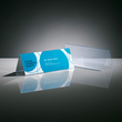 Tischaufsteller Dachform für beidseitige Präsentation 240x90mm glasklar Hartplastik Sigel TA130 (PACK=5 STÜCK) Produktbild Additional View 2 S