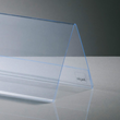 Tischaufsteller Dachform für beidseitige Präsentation 240x90mm glasklar Hartplastik Sigel TA130 (PACK=5 STÜCK) Produktbild