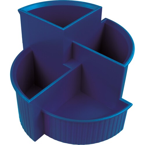 Multiköcher Linear Durchmesser 140mm/H 100mm blau Kunststoff Helit H6390634 Produktbild Front View L