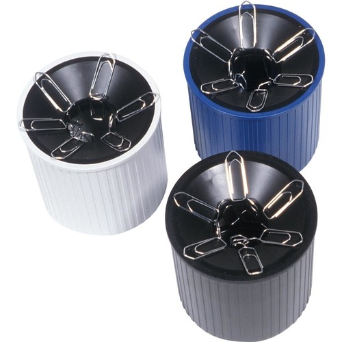 Klammernspender Linear ø 72mm x 73mm blau magnetisch Helit H6390834 Produktbild Additional View 1 L