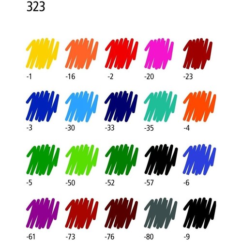 Fasermaler Triplus Color 323 1,0mm Dreikant schwarz Staedtler 323-9 Produktbild Additional View 2 L