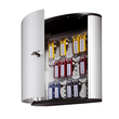 Schlüsselkasten Key Box 18 mit Schloss für 18 Schlüsselanhänger 280x302x118mm metallic silber Aluminium Durable Produktbild Additional View 1 S