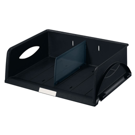 Briefkorb Sorty quer für A4/C4 372x110x270mm schwarz Kunststoff Leitz 5230-00-95 Produktbild