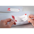 Adress-Etiketten Inkjet 63,5x38,1mm auf A4 Bögen weiß schnelltrocknend Zweckform J8160-25 (PACK=525 STÜCK) Produktbild Additional View 3 S