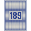 Typenschild-Etiketten Laser+Kopier 25,4x10mm auf A4 Bögen silber Polyester Zweckform L6008-20 (PACK=3780 STÜCK) Produktbild Additional View 2 S