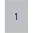 Typenschild-Etiketten Laser+Kopier 210x297mm auf A4 Bögen silber Polyester Zweckform L6013-20 (PACK=20 STÜCK) Produktbild Additional View 2 S