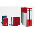 Buchstütze 140x120x140mm rot Metall Wedo 1021102 (PACK=2 STÜCK) Produktbild Additional View 3 S