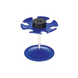 Stempelträger rund für 6Stempel Durchmesser 10,8cm, H 10,0cm blau Metall Wedo 64603 Produktbild