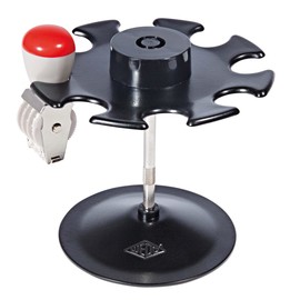 Stempelträger rund für 8Stempel Durchmesser 12,0cm, H 10,0cm schwarz Metall Wedo 64801 Produktbild