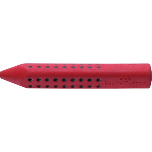 Dreieck-Radiergummi GRIP 2001 brombeer,blau Faber Castell 187101 Produktbild Front View L