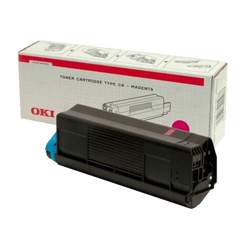 Toner für C5100/C5150N/C5200/C5300/C5400 5000Seiten magenta OKI 42127406 Produktbild Front View L