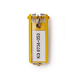 Schlüsselanhänger Key Clip mit auswechselbarem Schild gelb Kunststoff Durable 1957-04 (BTL=6 STÜCK) Produktbild
