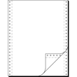 Endlospapier 12"x240mm 52g weiß blanko 2-fach selbstdurchschreibend Sigel 91200 (KTN=1000 SÄTZE) Produktbild