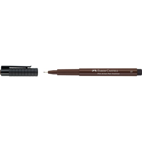 Tuschestift PITT ARTIST PEN 0,3mm superfein sepia Faber Castell 167175 Produktbild Front View L