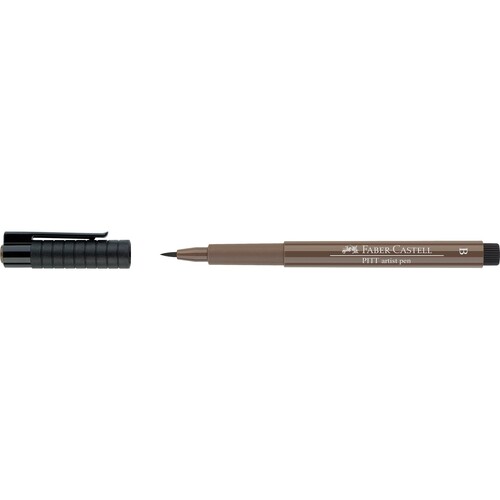 Tuschestift PITT ARTIST PEN 1,0mm breit walnußbraun Faber Castell 167477 Produktbild Front View L