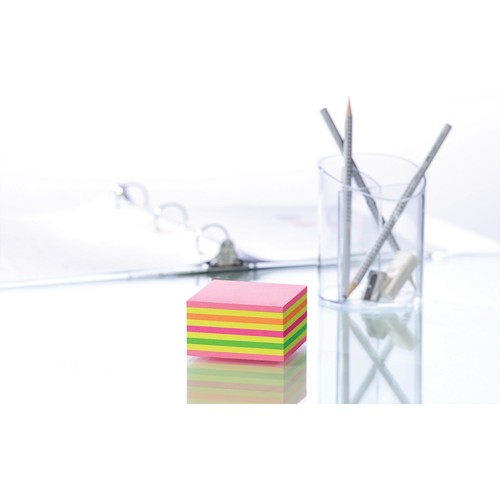 Haftnotizen Post-it Notes Würfel 76x76mm pastellpink Papier 3M 2028P (ST=450 BLATT) Produktbild Additional View 2 L