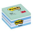 Haftnotizen Post-it Notes Würfel 76x76mm pastellblau Papier 3M 2028B (ST=450 BLATT) Produktbild