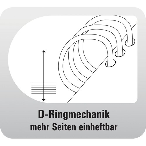 Organizer Compact Mobil A5 für 148x210mm schwarz Chronoplan 50173 Produktbild Additional View 4 L