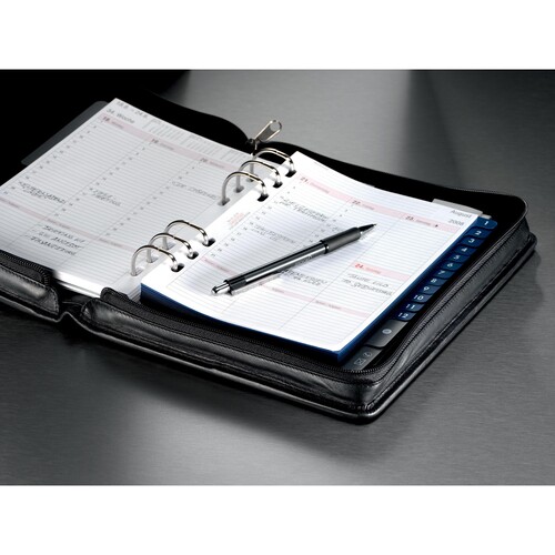 Organizer Compact Mobil A5 für 148x210mm schwarz Chronoplan 50173 Produktbild Additional View 3 L