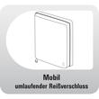 Organizer Compact Mobil A5 für 148x210mm schwarz Chronoplan 50173 Produktbild Additional View 5 S