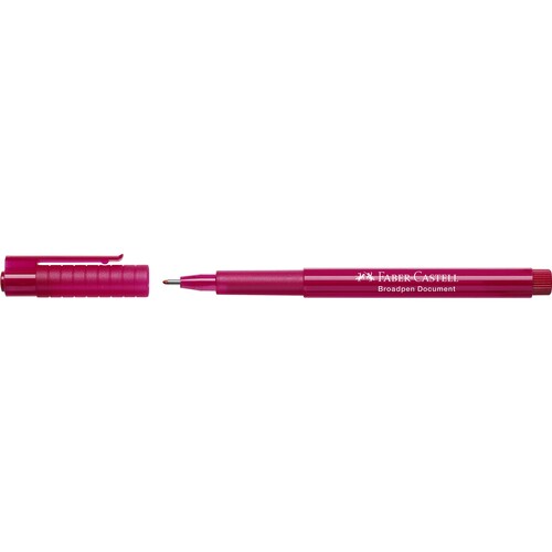 Fineliner Broadpen 1554 0,8mm rot Faber Castell 155421 Produktbild Front View L