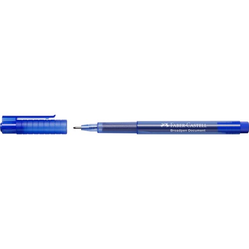 Fineliner Broadpen 1554 0,8mm blau Faber Castell 155451 Produktbild Front View L