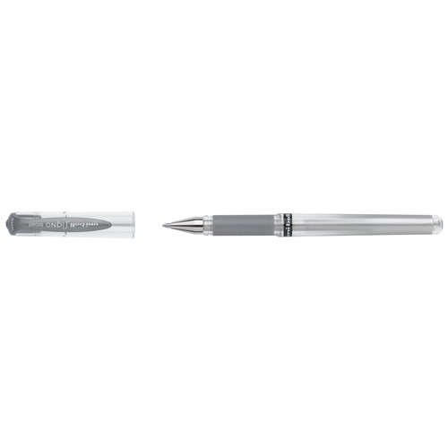 Gelroller Uniball SIGNO UM-153 1,0 mm silber Faber Castell 146811 Produktbild Front View L