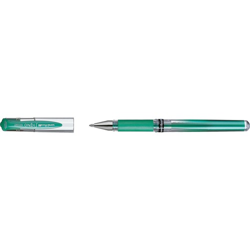Gelroller Uniball SIGNO UM-153 1,0 mm metallicgrün Faber Castell 146865 Produktbild Front View L