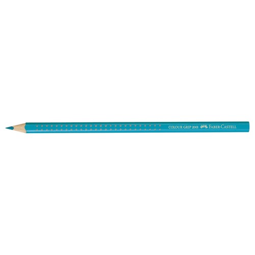 Farbstift mit Noppen COLOUR GRIP dreikant kobaltgrün Faber Castell 112456 Produktbild