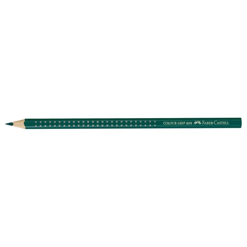 Farbstift mir Noppen COLOUR GRIP dreikant kobaltgrün tief Faber Castell 112458 Produktbild