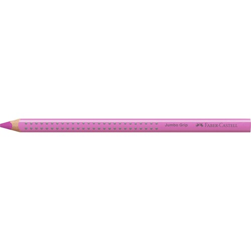 Farbstift mit Noppen JUMBO GRIP dreikant magenta hell Faber Castell 110919 Produktbild Front View L