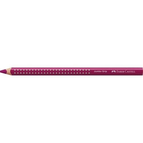 Farbstift mit Noppen JUMBO GRIP dreikant purpurrosa mittel Faber Castell 110925 Produktbild Front View L