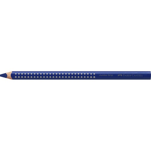Farbstift mit Noppen JUMBO GRIP dreikant helioblau rötlich Faber Castell 110951 Produktbild Front View L