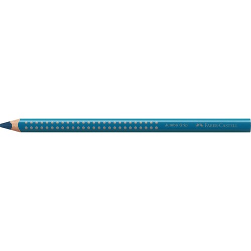 Farbstift mit Noppen JUMBO GRIP dreikant kobalttürkis Faber Castell 110953 Produktbild Front View L