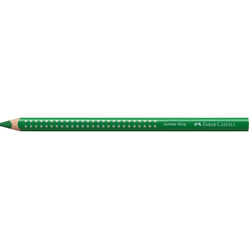 Farbstift mit Noppen JUMBO GRIP dreikant smaragdgrün Faber Castell 110963 Produktbild Front View L