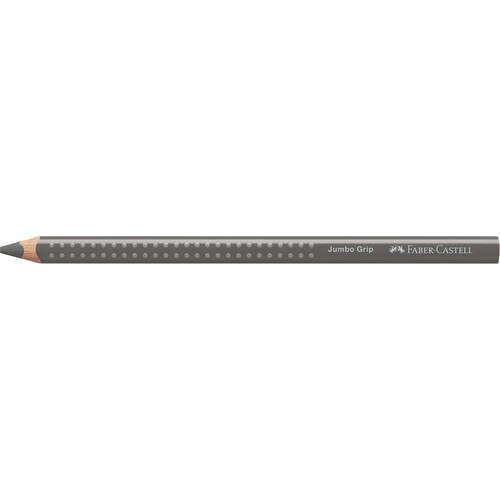 Farbstift mit Noppen JUMBO GRIP dreikant warmgrau IV Faber Castell 110972 Produktbild Front View L