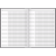Protokoll- und Konferenzbuch A4 96 Blatt kariert schwarz König&Ebhardt 86-55223 Produktbild