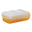 Karteibox Croco inkl. 5 Stützplatten und 100 Karten A7 121x246x85mm für 900Karten orange Kunststoff HAN 997-613 Produktbild Additional View 1 S