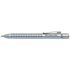 Kugelschreiber Grip 2011 mit Noppen silber Faber Castell 144111 Produktbild