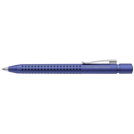 Kugelschreiber Grip 2011 mit Noppen blau-metallic Faber Castell 144153 Produktbild